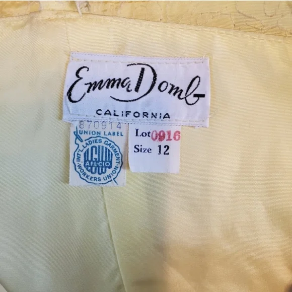 Vintage 60s Emma Domb Ombre Sequins Gown - Picture 3 of 5